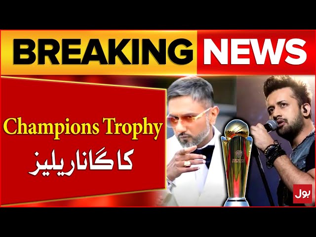 Champions Trophy 2025 Official Song | Atif Aslam In Action | Breaking News