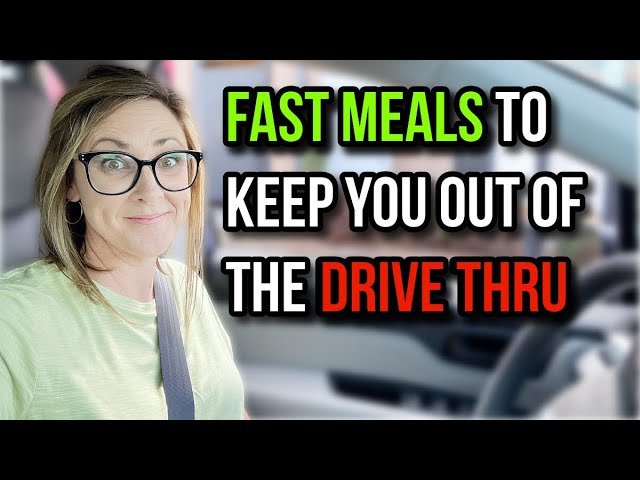 🛑 Stop Wasting Money:  These Quick Meals are FASTER than Fast Food!