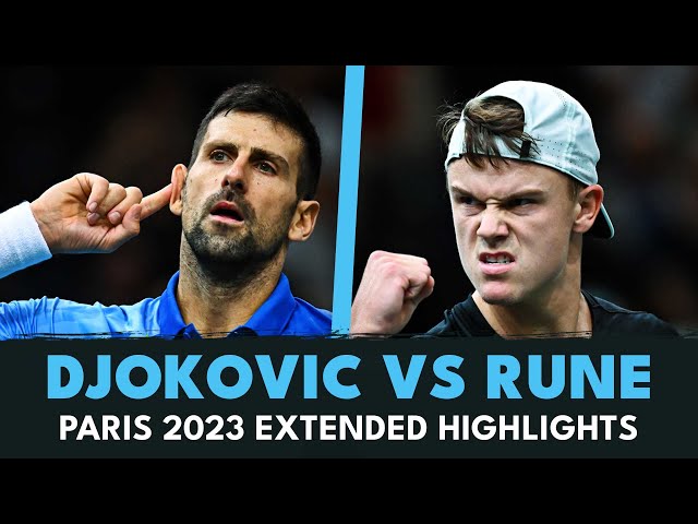 Novak Djokovic vs Holger Rune Electric Battle | Paris 2023 Extended Highlights