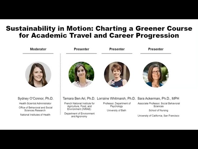 Sustainability in Motion Charting a Greener Course for Academic Travel and Career Progression