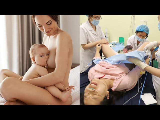 BIRTHVLOG 2025 Natural Normal Mother Delivery Newborn Cute Baby Birth Vlog Respect Mom Pain Can't