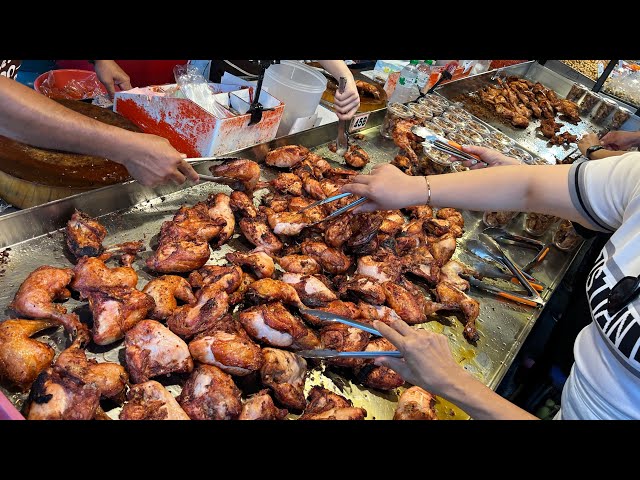 The most popular fried chicken in Thailand - Thai street food