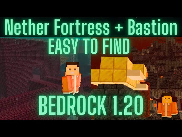 How To Easily Find Nether Fortresses and Bastions in Minecraft Bedrock 1.21