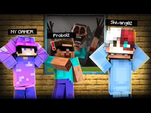 I FOUND SCARY MIMICKER IN VILLAGE IN MINECRAFT😨ft.@Shivang02