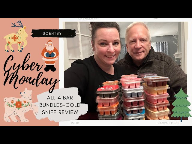 Scentsy Cyber Monday sale haul-all 4 bar bundles cold sniff review!