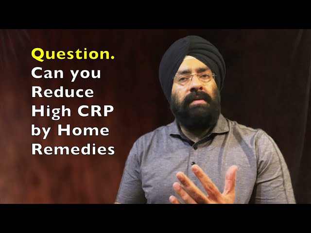 Home Remedy to Reduce CRP | Dr.Education