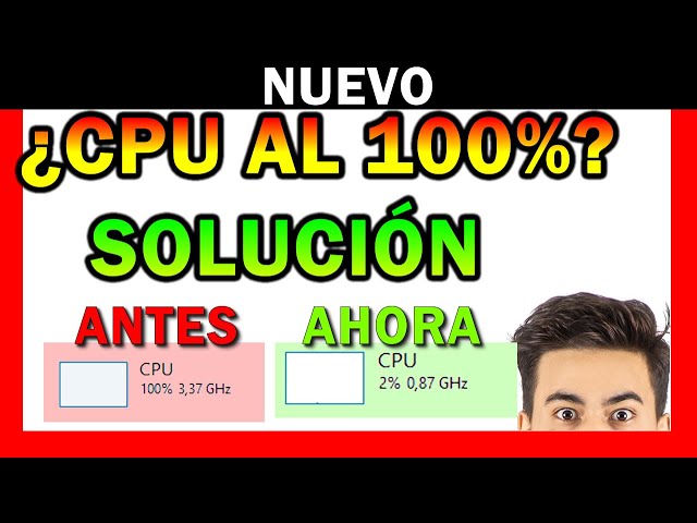 ✅ REDUCIR uso de CPU AL 100% sin hacer nada 👉 3 MÉTODOS 🔴 SOLUCIÓN para Windows 11, 10, 8 & 7