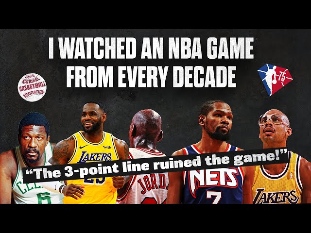 I watched an NBA game from every decade