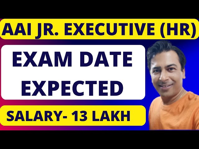 AAI Junior Executive HR Exam Preparation 2025 || AAI JE HR Exam Date (Expected) ||