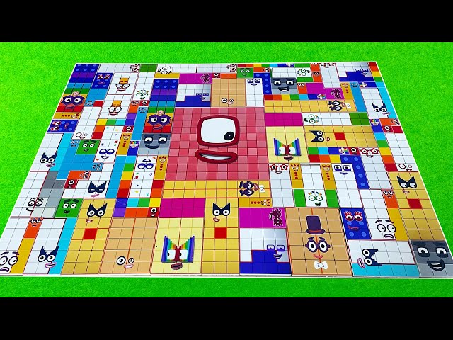 DIY NUMBERBLOCKS PUZZLE Tetris Create Super Numberblock 999, Lvl 9