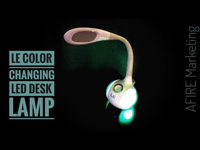 Colorful LED Desk Lamp Review