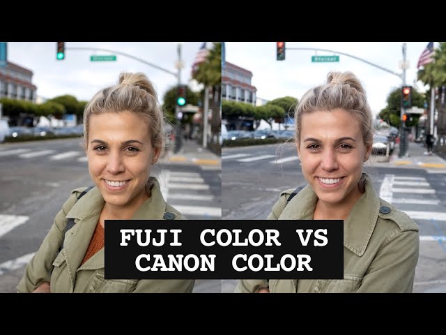 CANON VS FUJI COLOR - Blind Test Comparison