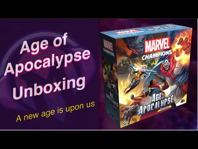 Marvel Champions | Age of Apocalypse | Reveal | Campaign | X-Men | X-Force | Unboxing | Expansion