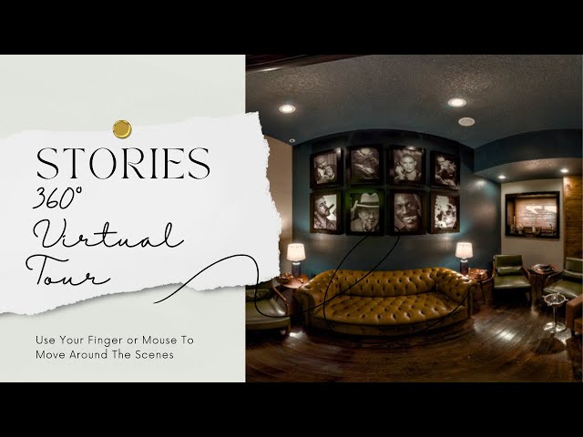 Stories Cigar Lounge: Lufkin, Texas: 4K 360° Virtual Tour