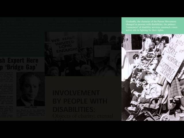 Disability History Video Exhibit Panel 13