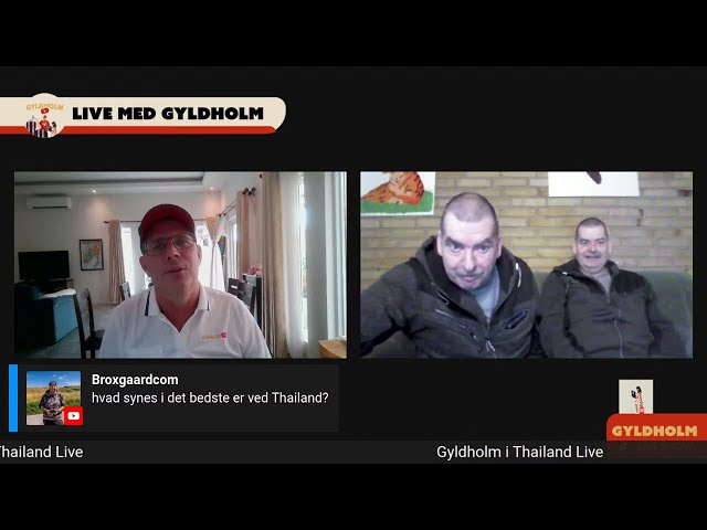 Anders og Torben med Live hos GYLDHOLM i Thailand