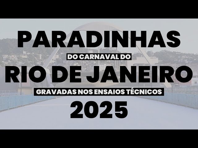 Paradinhas do Carnaval 2025 | Gravado nos Ensaios Técnicos |  Samba ao vivo #ET25