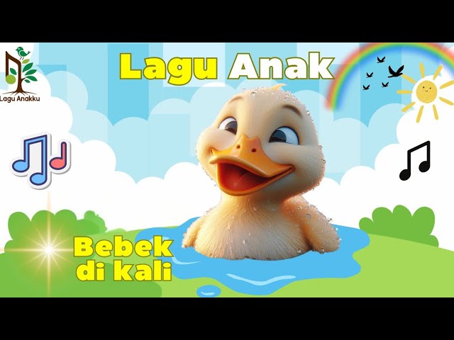 Lagu anak PAUD Indonesia balita dan Anak TK  | lagu anak anak | bebek di kali #lagupaud 🪿