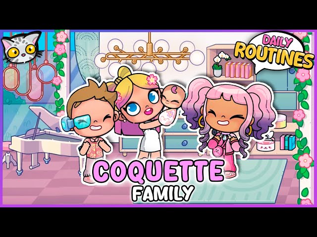 🌟 Daily Routines 🏡 The Birth of a New Baby in the Coquette Family Avatar World 💫 Lily and Tofu