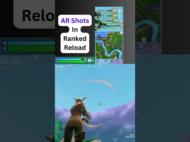 AR Aim In Ranked Reload #fortnitechapter4 #fortnite #fortniteclips #funnyclip