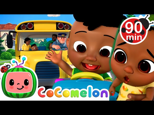 Ride The Bus with Cody Time 🤍 | CoComelon - Cody Time | Songs and Cartoons | Best Videos for Babies