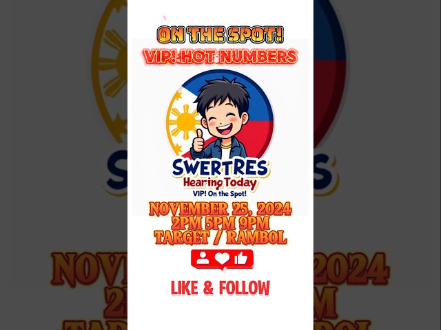 SWERTRES HEARING TODAY! NOVEMBER 25, 2024 | ON THE SPOT BIGAY NG PCSO | VIP | LUCKY NUMBERS PH