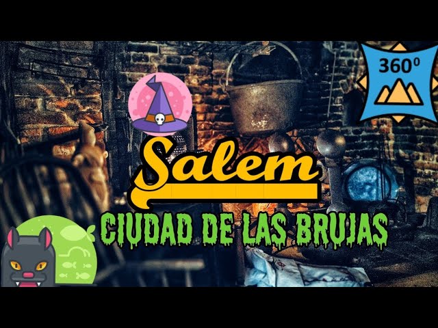 🇺🇸 Salem 360 - Las Brujas de Salem, qué ver en el Pueblo de las Brujas de Salem. Virtual Reality VR