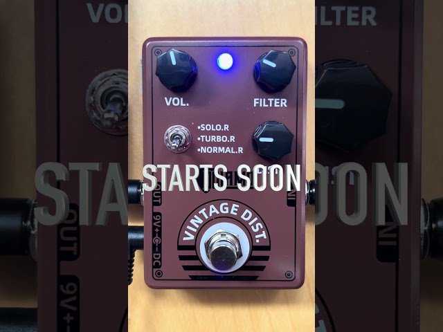 New Overdrive Pedal Test