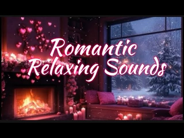 Relaxing Sounds of Romantic 💕 Cozy Jazz Music on Valentine's Day 💕 Winter Ambiance