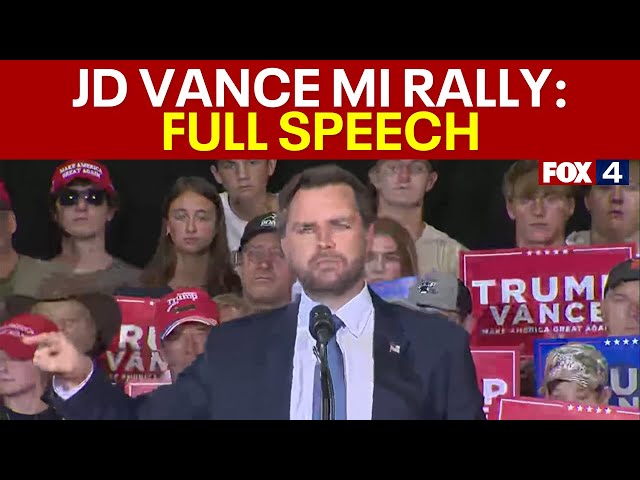 JD Vance in Michigan: FULL SPEECH