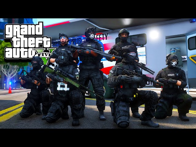 S.W.A.T Goes After Active Shooters In GTA 5 RP