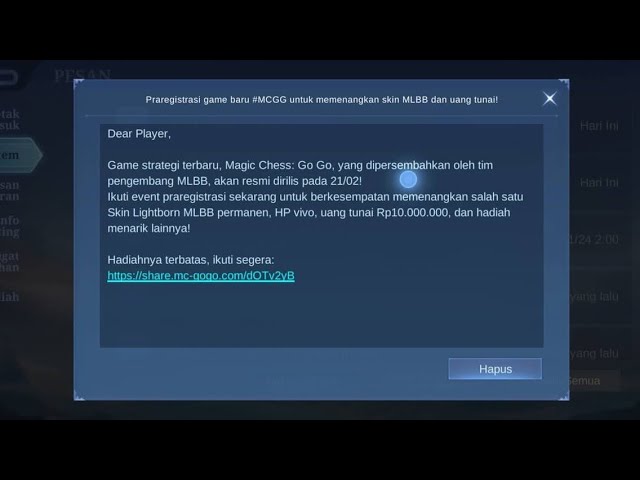 Pre-Register Magic Chess! Dapat Skin HP & Uang Tunai, Jangan Lewatkan!
