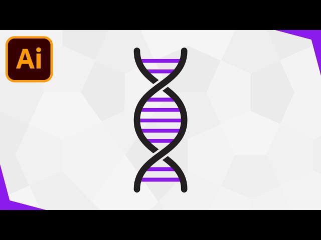 How To Draw A DNA Helix In Adobe Illustrator