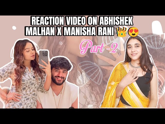 Reaction video on Abhishek and manisha rani 🏆👑#abhishek #fukrainsaan #biggbossott2 #reactionvideo