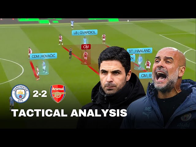 How Pep Guardiola's Tactics Broke Arsenal's Defense