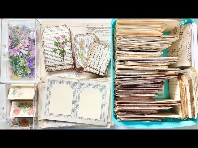 Tutorial: How I make tags and use them in junk journals