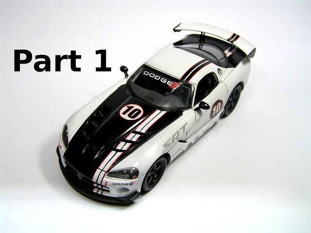 Revell 1:25 Dodge Viper SRT10 ACR-X Step by Step - Part 1