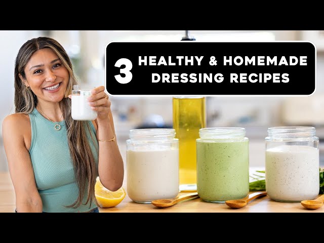 Transform Your Salads: 3 Easy & Nutritious Dressing Recipes!