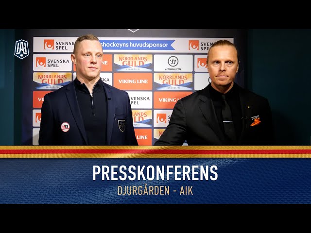 Presskonferens | DIF-AIK 1-4