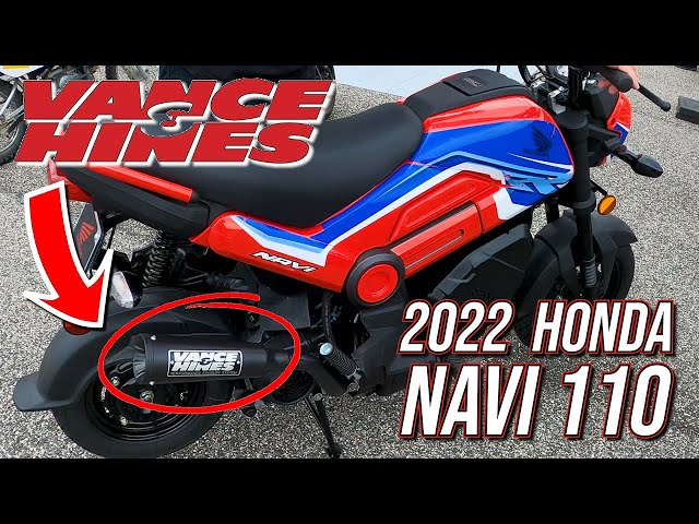 2022 Honda Navi // Vance & Hines performance slip-on exhaust