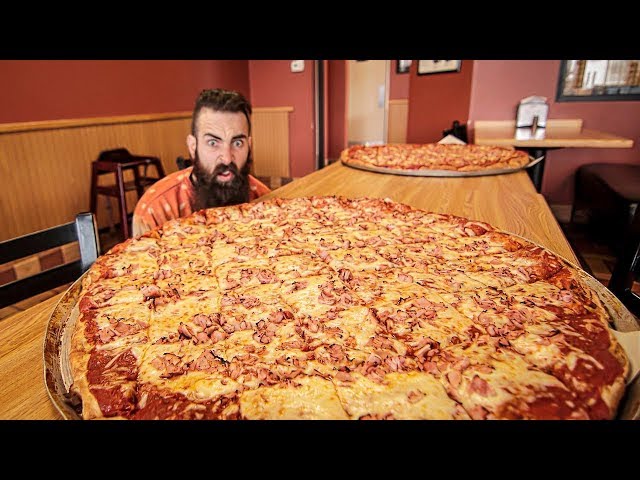 The Biggest Pizza Challenge I've Ever Seen | Trip To Buffalo Pt.2