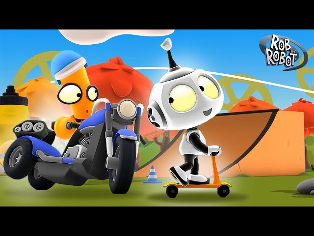 Easy Peasy Rider | Rob The Robot | Preschool Learning