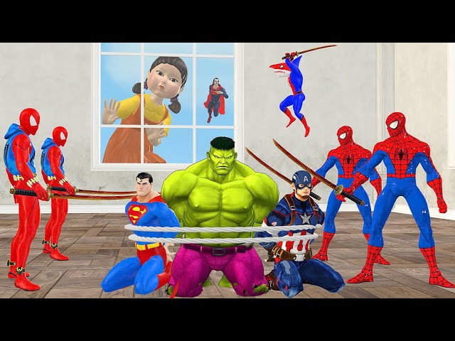 🔴Spider-Man: CAPTAIN AMERICA : BRAVE NEW WORL |SUPERMAN - Companion -SPIDER MAN -SQUID GAME season 2