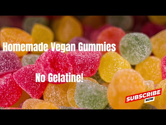 Healthy: Homemade Fruit Gummies with Agar Agar | Halal and Vegan-Friendly Recipe