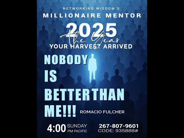 Feb 2 2025 - Nobody Is Better Than Me - Romacio Fulcher