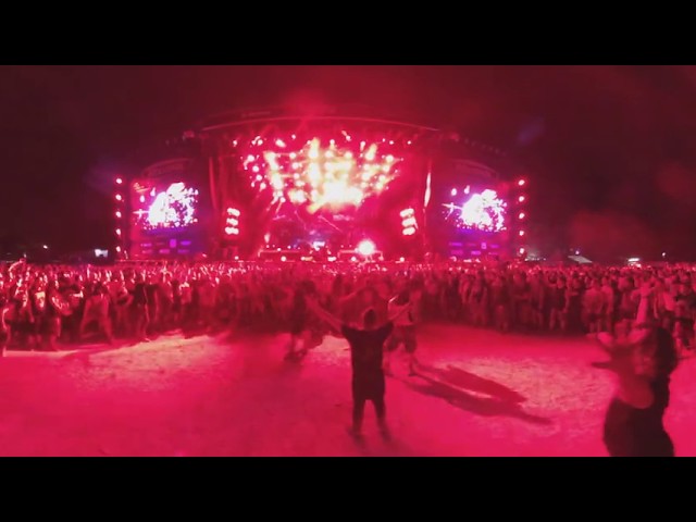 Slayer - Raining blood in circle pit at Rock Im Park 2019 in 360 VR