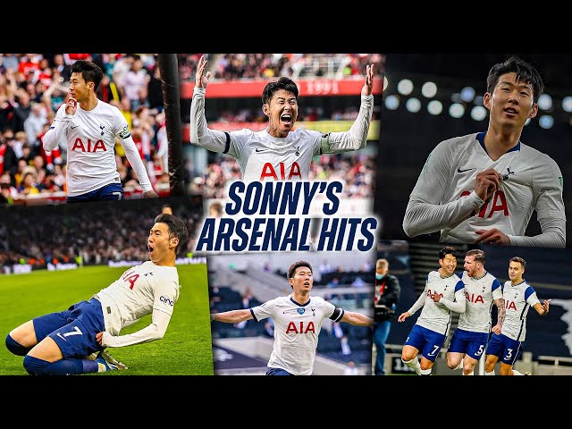 EVERY HEUNG-MIN SON GOAL AGAINST ARSENAL