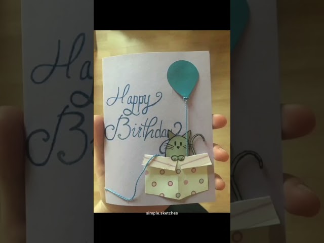 Birthday card ideas part 4 #birthdaycard #ideas #shorts