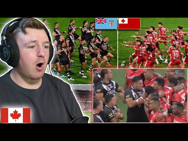 Hockey Fan Reacts: Haka & Sipi Tau - Kiwis vs Tonga 2017 Rugby League World Cup