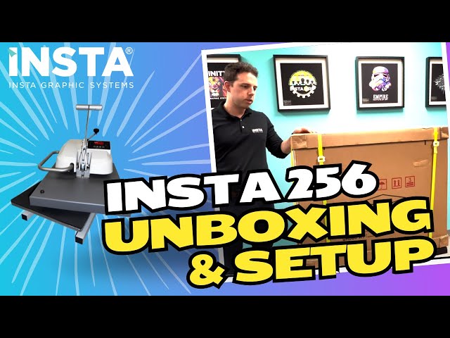 Insta 256 Heat Press Unboxing & Setup